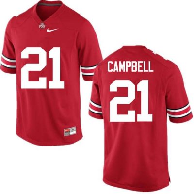 NCAA Ohio State Buckeyes Men's #21 Parris Campbell Red Nike Football College Jersey DIB7045RO